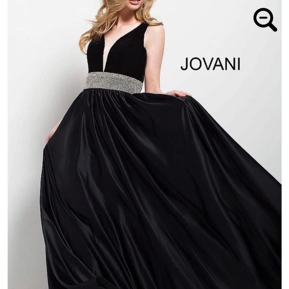 Jovani Black Ball Gown - Picture 2 of 4